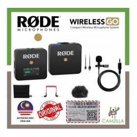 Rode Wireless GO Compact Wireless Microphone System 2.4 GHz (Rode Malaysia 24+6 Months Warranty)